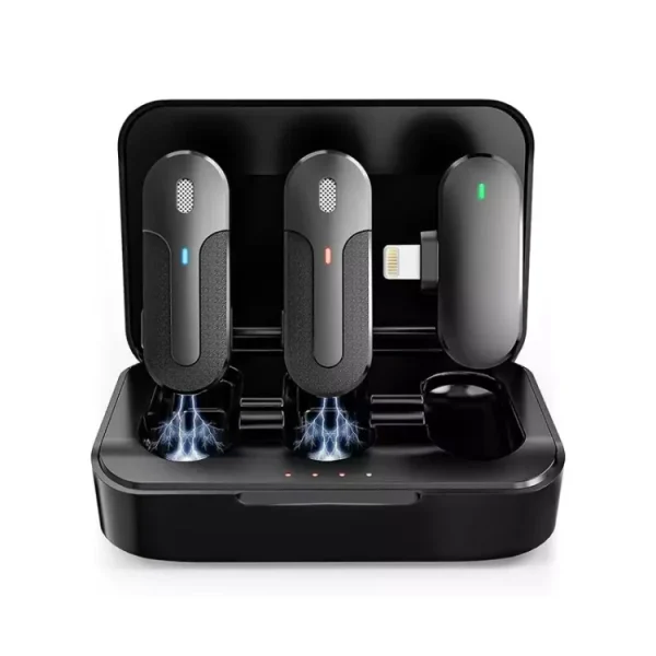 میکروفون بی‌سیم یقه‌ای دوکاربره Zeus k83