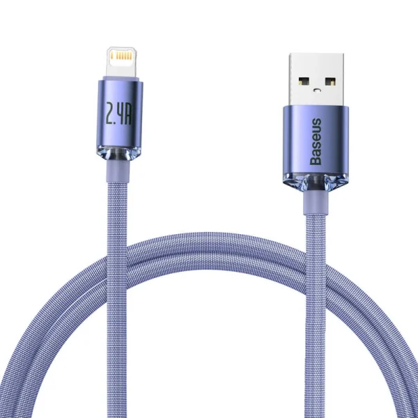 کابل بیسوسUSB TO iP طول 1.2متر 2.4 آمپر مدل CAJY000001