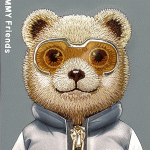 کاور نیمی آیفون خرسی قاب خرسی نیمی