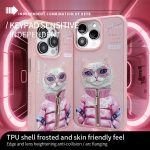 کاور آیفون نیمی گربه صورتی